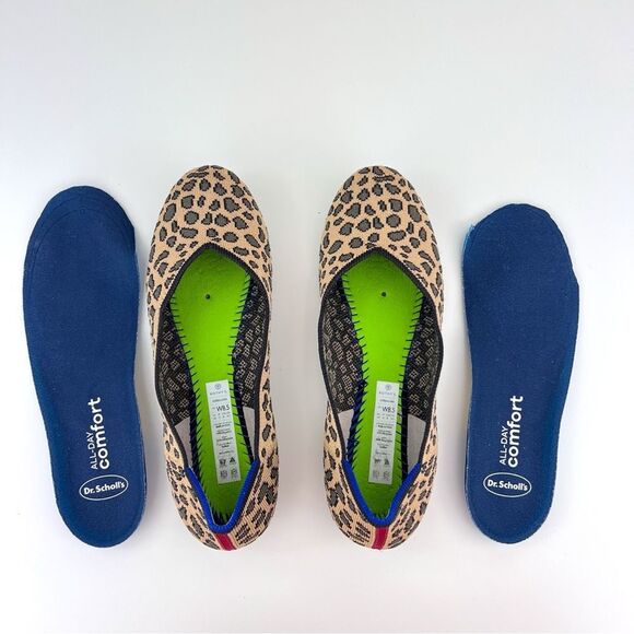 Rothy's Flats Leopard Print Flats Ballet Shoes - Picture 8 of 9